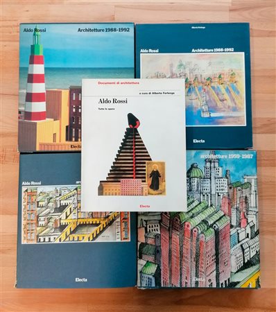 ALDO ROSSI - Lotto unico di 3 cataloghi