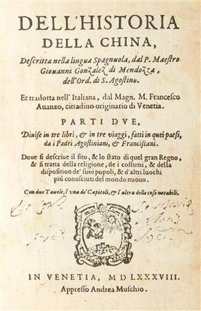 González de Mendoza, Juan - Dell'historia della China