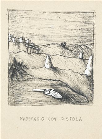 FRANCO SILVESTRO - Paesaggio con pistola
