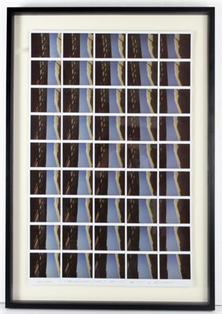 GALIMBERTI MAURIZIO Como (Como) 1956 Black Blue White Line 2010 Mosaico di 45...