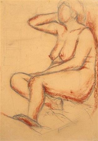 FRANCO FRANCESE, Nudo seduto, 1951