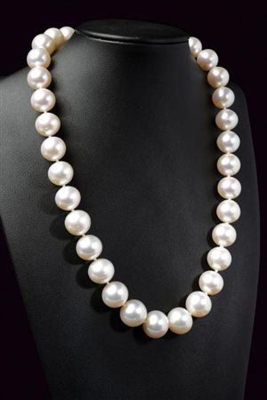 Collier di perle australiane 12 - 14 mm