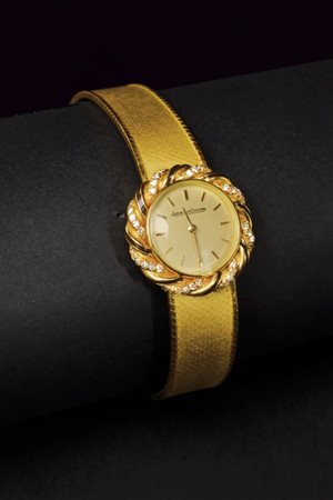 Orologio da donna Jaeger- Lecoultre in oro due colori e diamanti