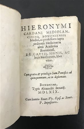 Girolamo Cardano MISCELLANEA. CARDANO, GIROLAMO. DE CAUSIS, SIGNIS, AC LOCIS...