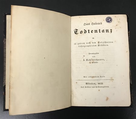 Hans Holbein HANS HOLBEIN`S TODTENTANZ IN 53 GETREU NACH DEN HOLZSCHNITTEN...