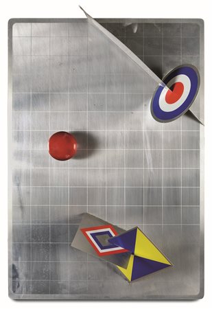 Lucio Del Pezzo (1933-2020), Jeu, 1971