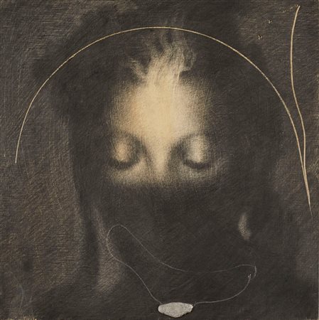 Omar Galliani (1954), Senza titolo, 1990-1991 ca