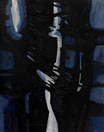 GUALTIERO NATIVI (1921-1999) - Fra due forze, 1959