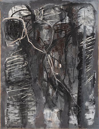 PAOLO SCHIAVOCAMPO (1924) - Giorno di pioggia, studio 2, 1959