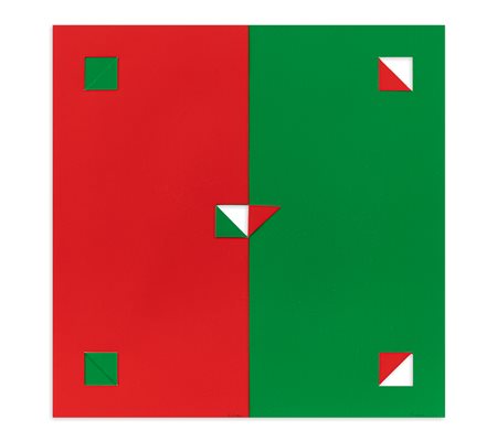 ENRICO CASTELLANI (1930-2017) - Carta piegata, 1993