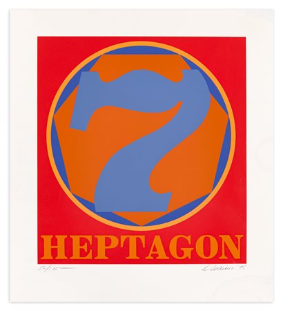 ROBERT INDIANA (1928-2018) - Heptagon, 1975