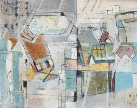 IBRAHIM KODRA (1918-2006) - Fondo marina, 1964