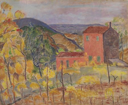 CANDIANI GIGI (1903 - 1963) - Autunno a Teolo.