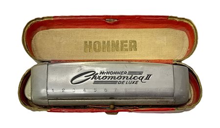 Armonica con custodia Chromonica II Deluxe. M. Hohner.