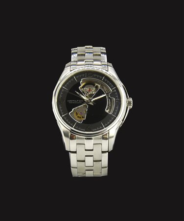 HAMILTON VIEWMATIC JAZZMASTER OPEN HEART H325650 CASSA: in acciaio QUADRANTE:...