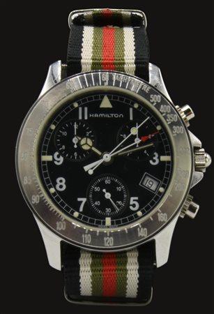 HAMILTON CHRONOGRAPH 5890A CASSA: in acciaio, fondello in acciaio ad incastro...