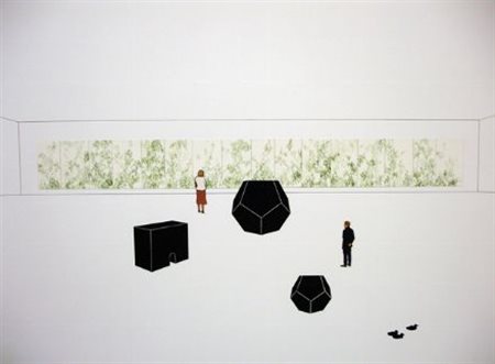 Mary Cornet (Londra, 1975) >From now on installation view drawing, 2006...