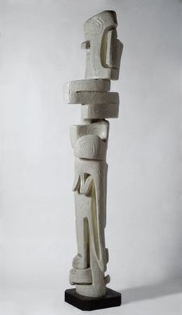 Mirko Basaldella (Udine, 1910 - Cambridge, 1969) Stele II, 1955 Ceramica, cm....