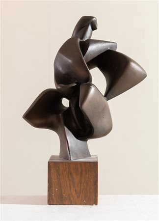 FRANCOIS BOHE' "Tiziana", 1977. Scultura in bronzo.