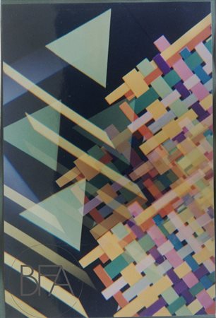Harold Miller Null Cromatic weaving, post "Vibrazioni" work, 1995.