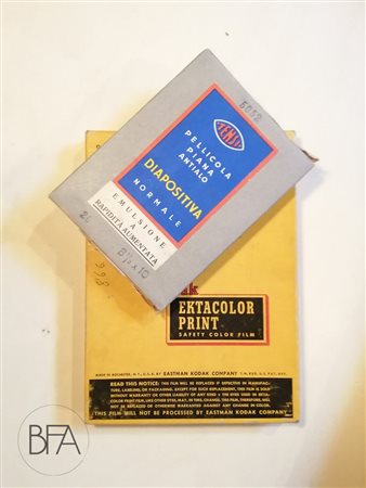  lot of two plain film boxes.