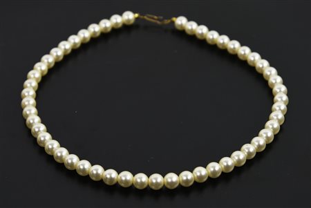 COLLANA DI PERLE IMITAZIONE 40 cm circa, g. 34,5 circa