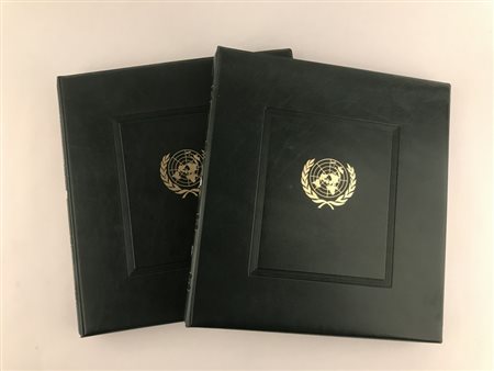 Nazioni Unite, collezione 1951/1990 completa gomma integra, compresi i...