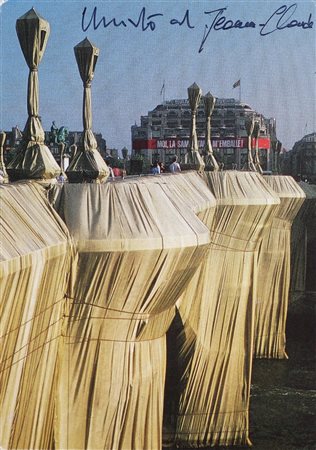 CHRISTO' (n. 1935) JEANNE-CLAUDE (1935 - 2009) The pont neuf wrapped Paris...