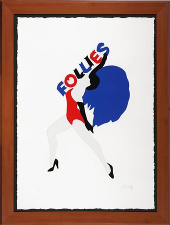 LODOLA MARCO (n. 1955) Follies. Serigrafia. Cm 75,00 x 100,00. Certificato di...