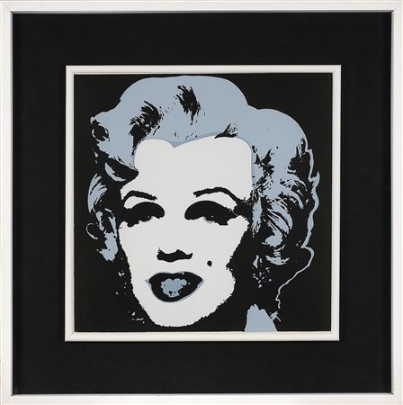 WARHOL ANDY (1928 - 1987) Marilyin. Serigrafia. Cm 50,00 x 50,00. . Cornice...