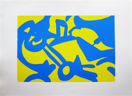 ACCARDI CARLA (n. 1924) Senza titolo. Serigrafia. Cm 105,00 x 75,00. 70/99....