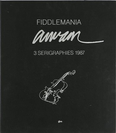 ARMAN FERNANDEZ (1928 - 2005) Fiddlemania arman 3 serigraphies 1987. 1987....