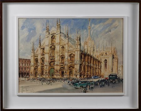 RAIMONDI ALDO (1902 - 1998) Duomo di Milano. 1955. Acquerello . Cm 70,00 x...