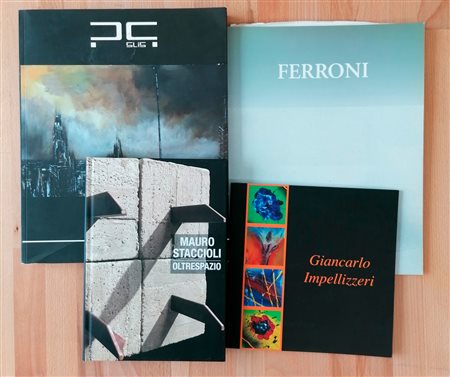 AUTORI VARI (G.IMPELLIZZERI, M.STACCIOLI, FERRONI, PG SLIS) -Lotto unico di 4 cataloghi