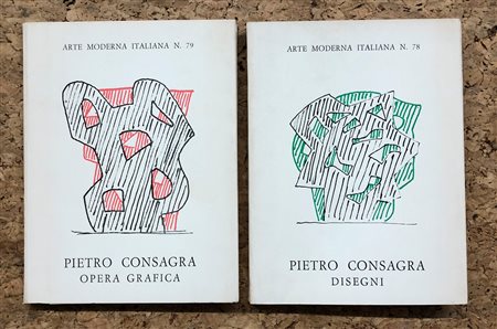 PIETRO CONSAGRA - Lotto unico di 2 cataloghi: