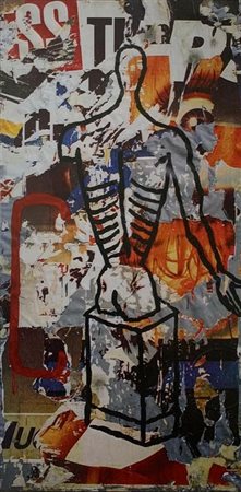 MIMMO ROTELLA, Omaggio De Chirico