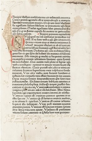 THOMAS A KEMPIS (c. 1380-1471) - Imitatio Christi. [Augusta:]: Günther Zainer,