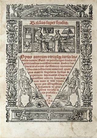 UBALDI, Baldo degli (1327-1400) - Opus aureum utriusque iuris inminis. Lione: J