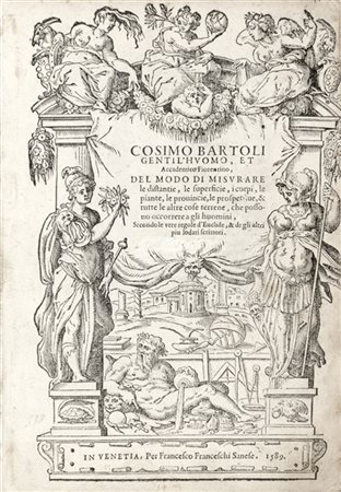 BARTOLI, Cosimo (1503-1572) - Del modo di misurare le distantie, le superficie,