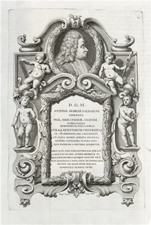 VALSALVA, Antonio Maria (1666-1723 ) - Tractatus de aure humana. Venezia: Pitte