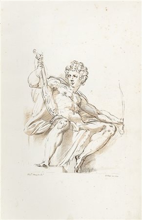 [PARMIGIANINO] - BOSSI, Benigno (1727-1792) - Raccolta di disegni originali di