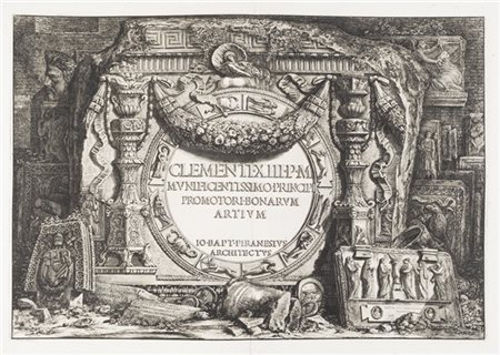 PIRANESI, Giovanni Battista (1720-1778) - Antichità d'Albano e di Castel Gandol