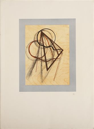 RAY MAN (1890 - 1976) Senza titolo. Litografia. Cm 59,00 x 80,00. Tiratura:...