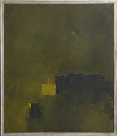 Costantino Guenzi "Forme notturne" 1972
olio su tela
cm 130x110
firmato e datato