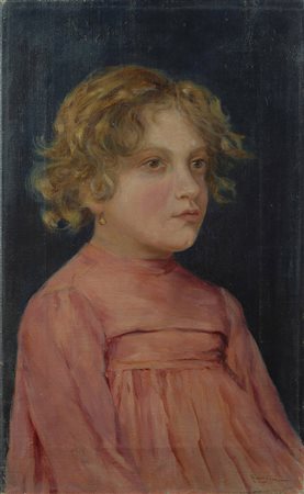 Niccolò Cannicci (1846-1906) Ritratto di bambina