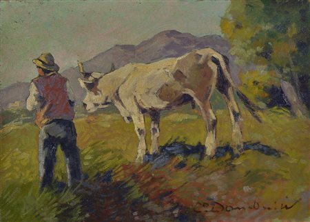 Carlo Domenici (1898-1981) La mucca