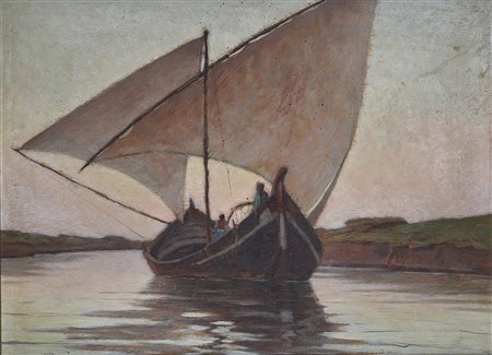 Renuccio Renucci (1880-1947) Barca a vela