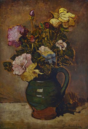 Giovanni Bartolena (1866-1942) Vaso di fiori