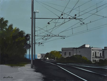 Enotrio Pugliese (1920-1989) Lungo la ferrovia