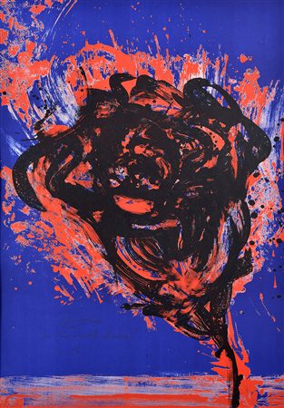 Otto Piene (1928-2014) Scwarze rose 1978